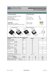 AOD516 datasheet.datasheet_page 1