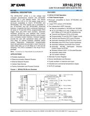 XR16L2752CJ-F datasheet.datasheet_page 1