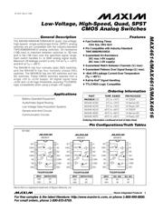 MAX4614CSD datasheet.datasheet_page 1