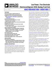 ADAS1000BSTZ Datenblatt PDF