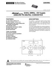 ADS901E1K 数据规格书 1