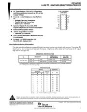 CD74AC151M96E4 datasheet.datasheet_page 1