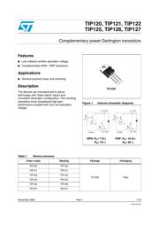 TIP122 Datenblatt PDF