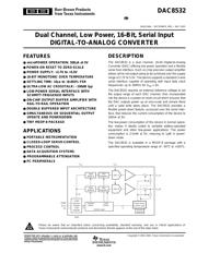 DAC8532 数据规格书 1