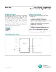 MAX31855KASA+T Datenblatt PDF