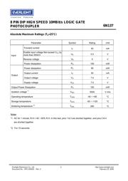 6N137S1(TB) 数据规格书 2