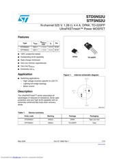 STD5N52U 数据规格书 1