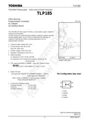 TLP185(GB-TPL,E(O 数据规格书 1