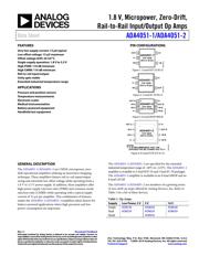 ADA4051-1 datasheet.datasheet_page 1