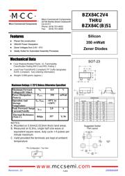 BZX84C39 数据规格书 1