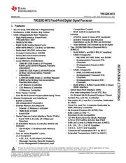 TMS320C6472ECTZ datasheet.datasheet_page 1