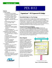 PEX8112-AA66FBIF 数据规格书 1