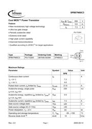 SPB07N60C3 datasheet.datasheet_page 1