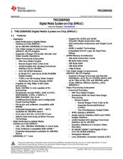 TMS320DM365ZCE27 datasheet.datasheet_page 1