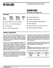 Z16C0210VEC00TR 数据规格书 1