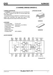 NJW4301M datasheet.datasheet_page 1