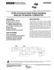 ADS8344EB Datenblatt PDF