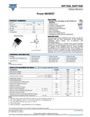 IRF740STRRPBF 数据规格书 1