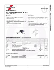 FDP150N10A datasheet.datasheet_page 1