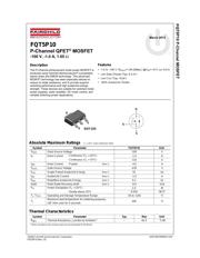 FQT5P10TF 数据规格书 1