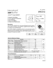 IRFZ10 datasheet.datasheet_page 1