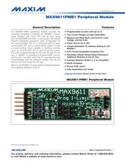 MAX9611PMB1# Datenblatt PDF