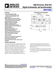 ADIS16209 Datenblatt PDF