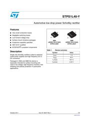 STPS1L40AY datasheet.datasheet_page 1