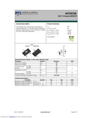 AO3415A 数据手册