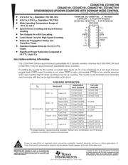 74HC191D Datenblatt PDF