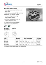 BCR108 数据手册