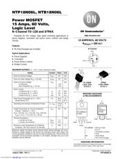 NTP18N06LG Datenblatt PDF