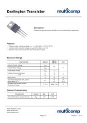 TIP115 datasheet.datasheet_page 1