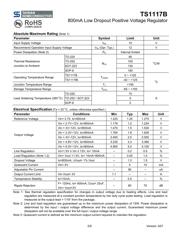 TS1117BCW33 RP 数据规格书 2
