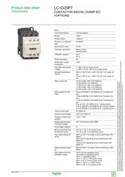LC1D25P7 数据规格书 1