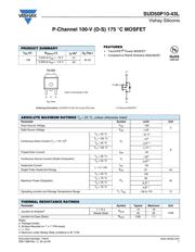 SUD50P10-43L-E3 datasheet.datasheet_page 1