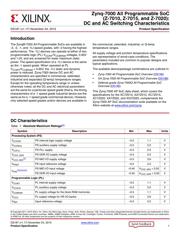 XC7Z015-L1CLG485I 数据规格书 1