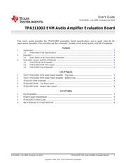 TPA3110D2EVM 数据规格书 1