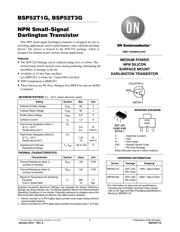 BSP52T1 数据规格书 1