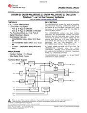 LMX1600TM/NOPB datasheet.datasheet_page 1