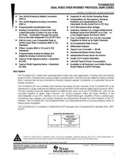 TLV320AIC22CPTR 数据规格书 1