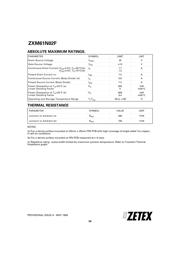 ZXM61N02 数据规格书 2