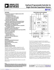 AD7147 Datenblatt PDF