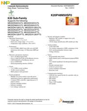 MK20DN64VFT5 数据规格书 1
