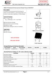 NCE01P13K datasheet.datasheet_page 1