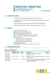 74AHC541PW datasheet.datasheet_page 1