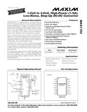 MAX1703ESE+ 数据规格书 1