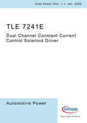 TLE7241EXUMA1 数据规格书 1