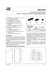 74ACT573MTR 数据手册