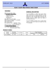 AS7C38098A-10ZINTR datasheet.datasheet_page 1